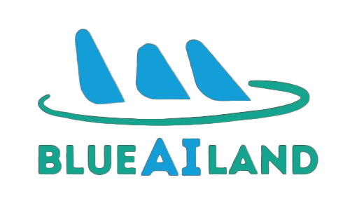 Blue AI Land Logo
